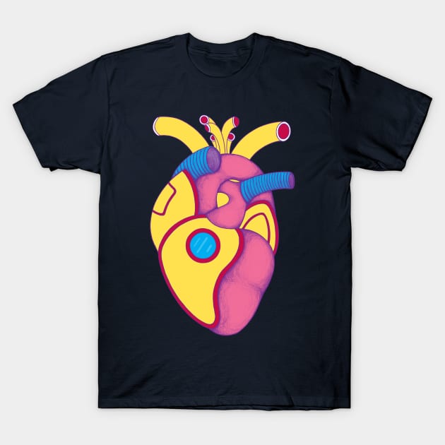 Lemon U-Boat Heart T-Shirt by Ranggasme